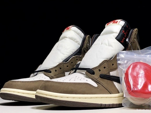 One Kick 1 'Mocha' Air High OG Retro Scott Jordan x Travis - CD4487 100 0726